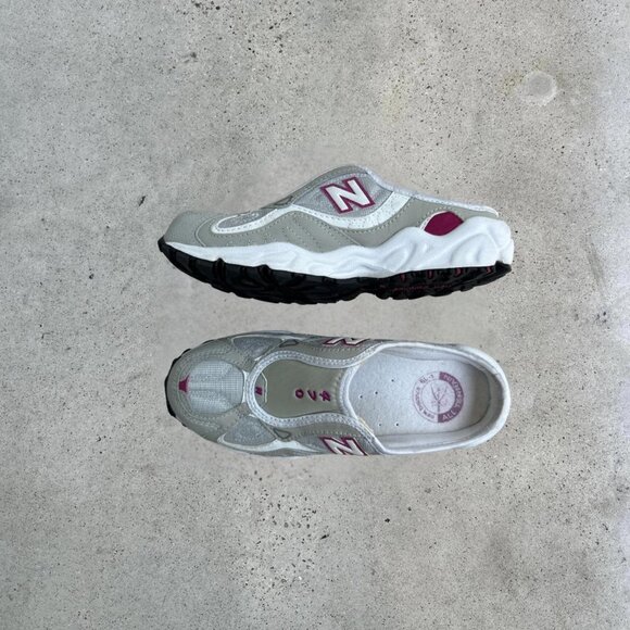 Vintage Grey Sneaker Mules - Picture 1 of 8